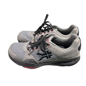 Kuru Men’s Quantum Tungsten-Cardinal Athletic Shoes 10M Grey Red Accent EUC
